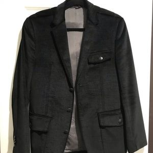 Hugo Boss Black Cotton Blazer